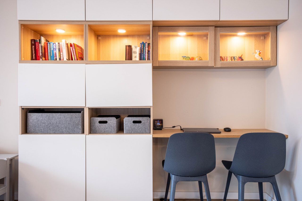 Navy oak: home interior design in Purmerend, photo 6 of 50