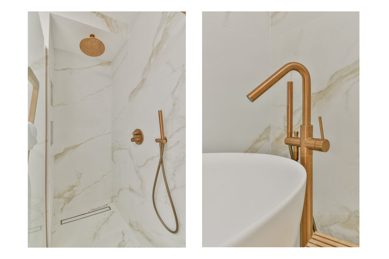 Master bathroom, Golden Sands in Amsterdam