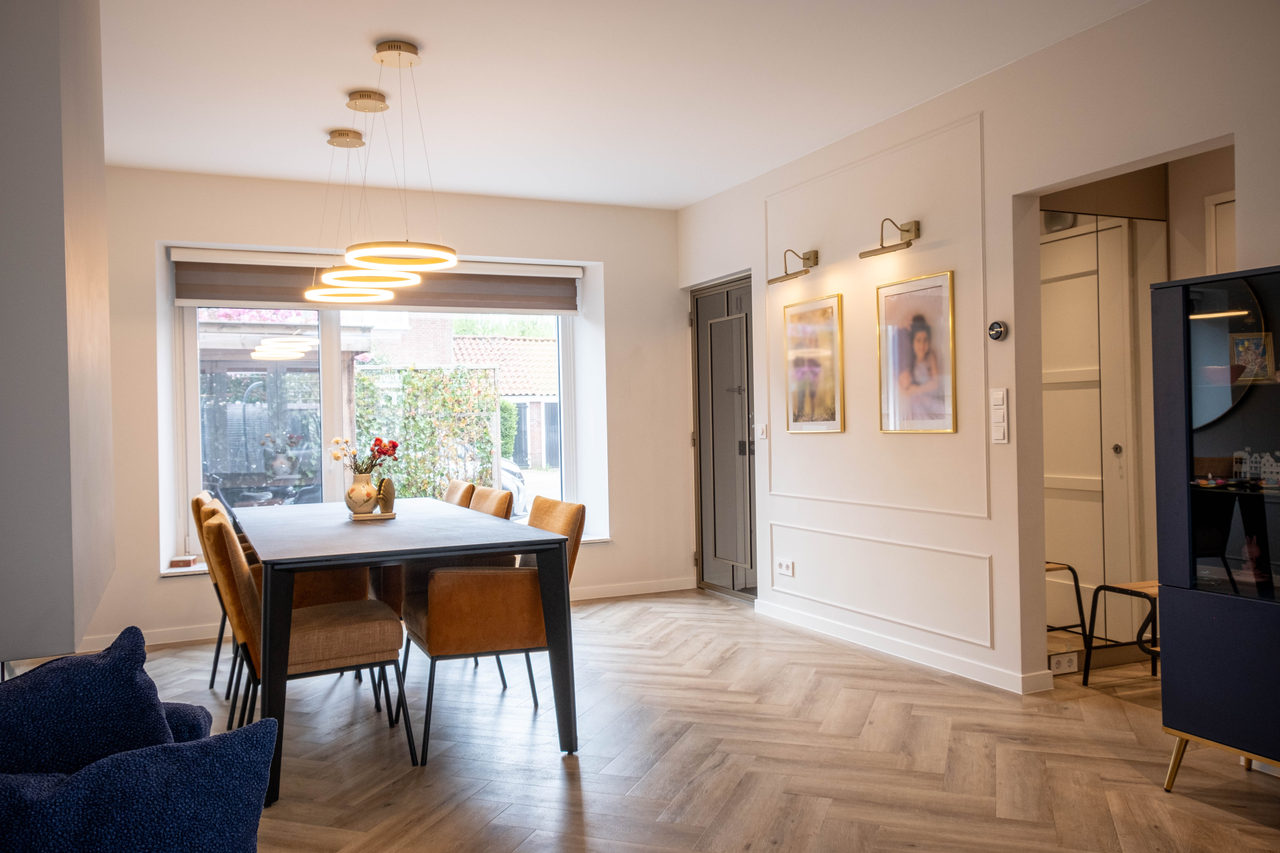 Golden Navy: home interior design in Amstelveen, photo 1 of 58