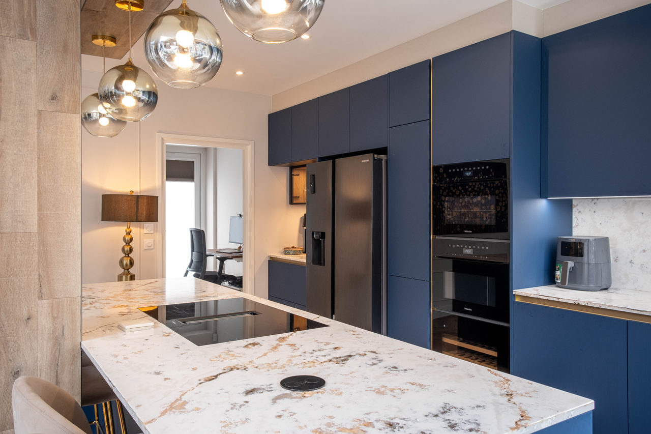 Golden Navy: home interior design in Amstelveen, photo 17 of 58