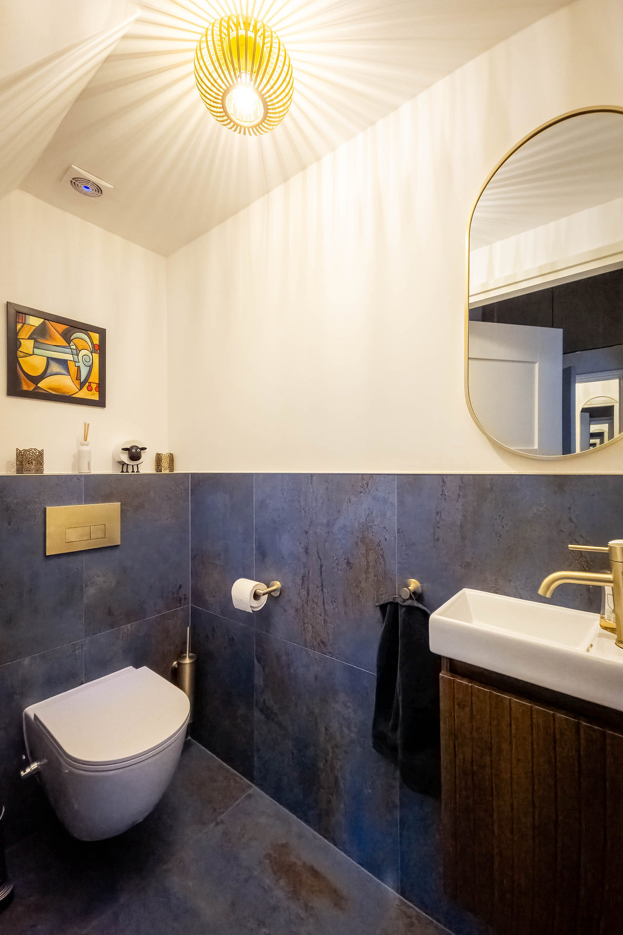 Golden Navy: home interior design in Amstelveen, photo 24 of 58