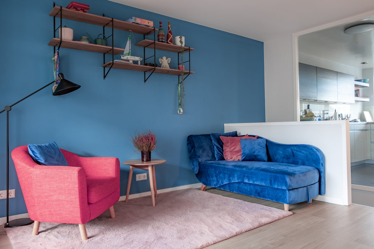 Blue and Pink: home interior design in Amsterdam, photo 9 of 46