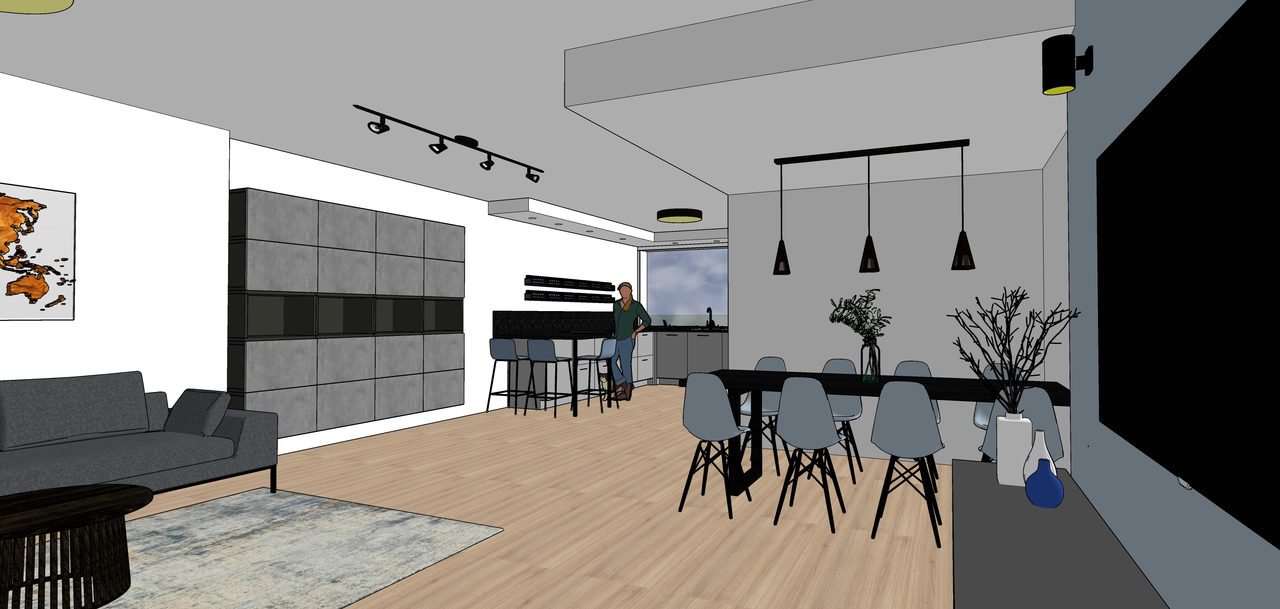 Cloudy blue: home interior design in Amstelveen, photo 24 of 31