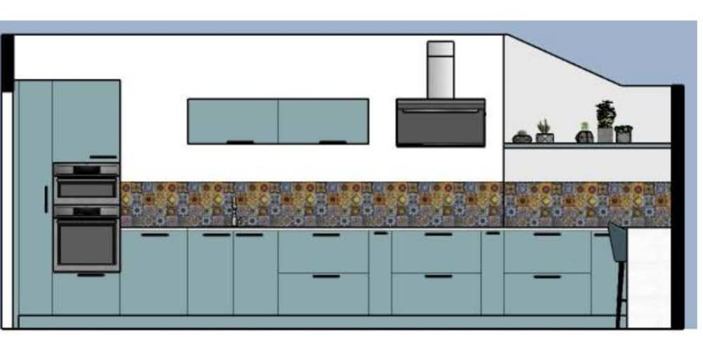 Portuguese Tiled Kitchen: kitchen design in Amstelveen, photo 20 of 27