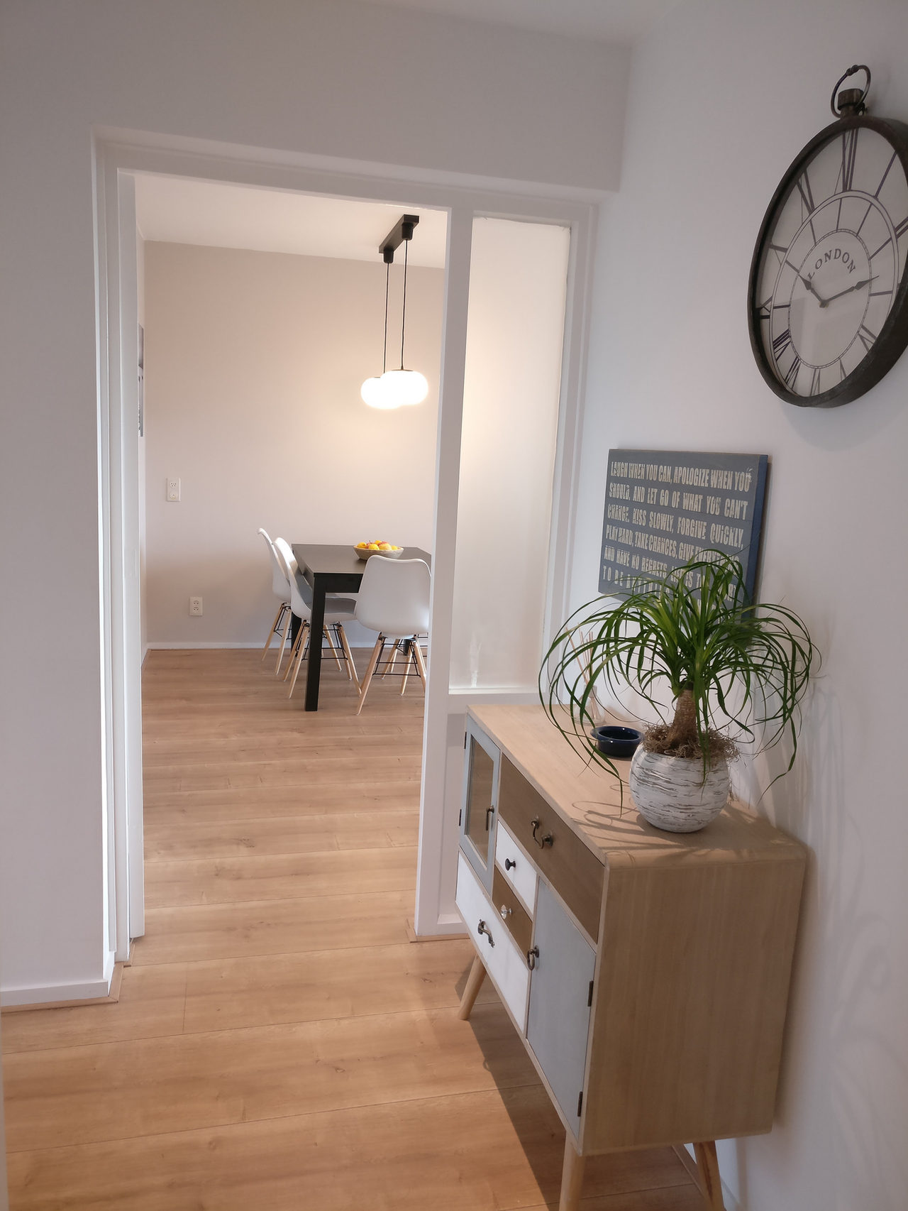 Black Brick Fireplace: rental property interior design in Amsterdam, photo 12 of 26