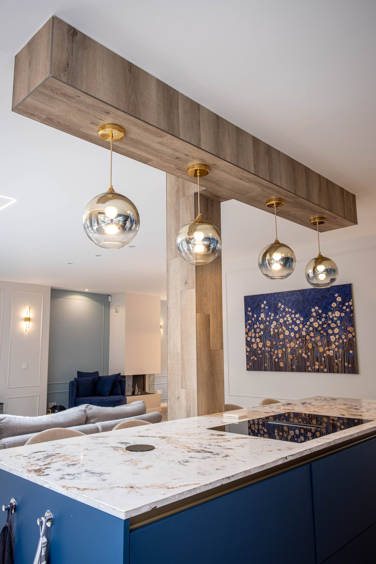 Golden Navy: home interior design in Amstelveen, photo 19 of 58