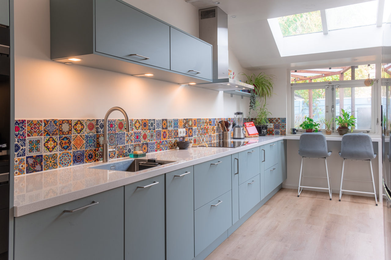 Portuguese Tiled Kitchen: kitchen design in Amstelveen, photo 18 of 27