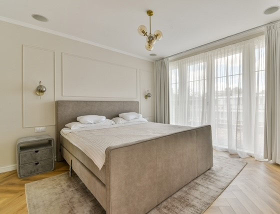 Master bedroom, Golden Sands in Amsterdam