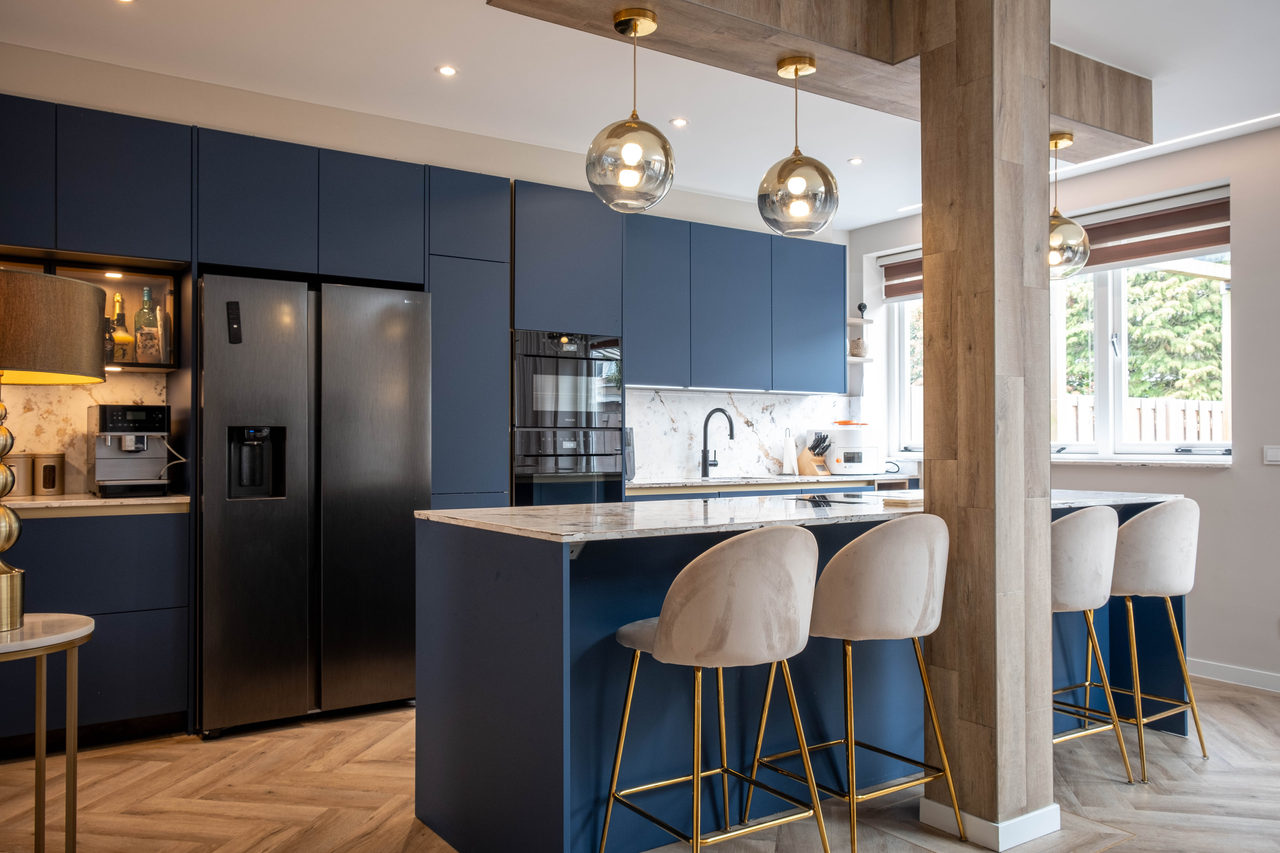 Golden Navy: home interior design in Amstelveen, photo 16 of 58