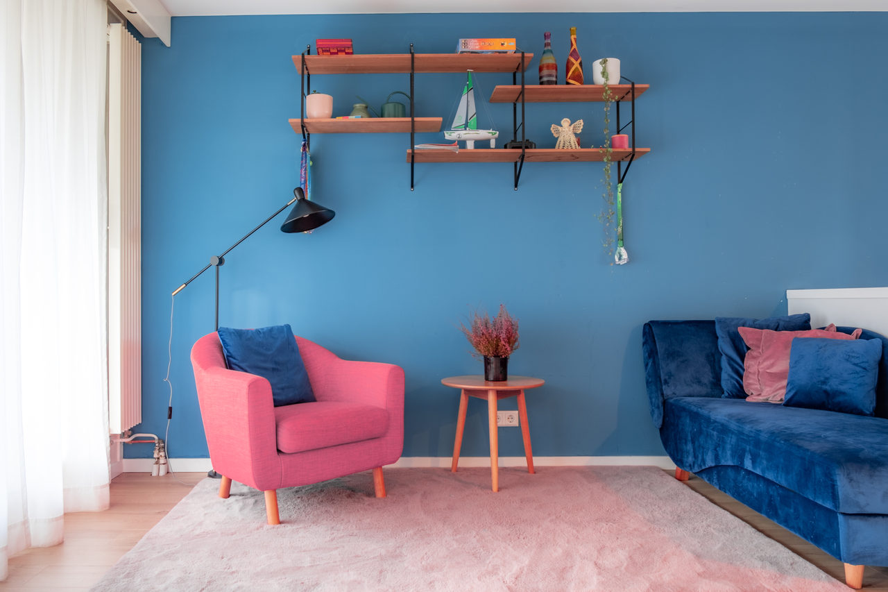 Blue and Pink: home interior design in Amsterdam, photo 7 of 46