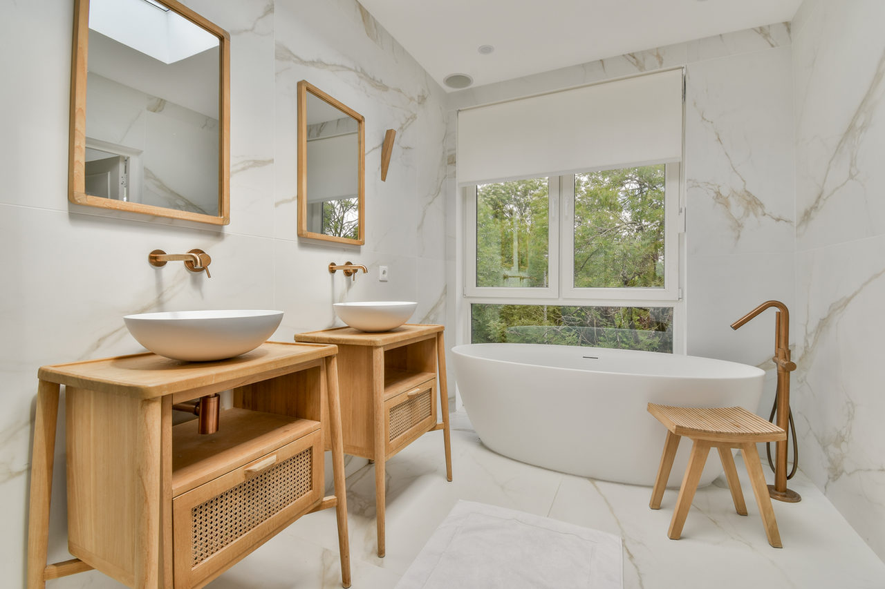 Master bathroom, Golden Sands in Amsterdam