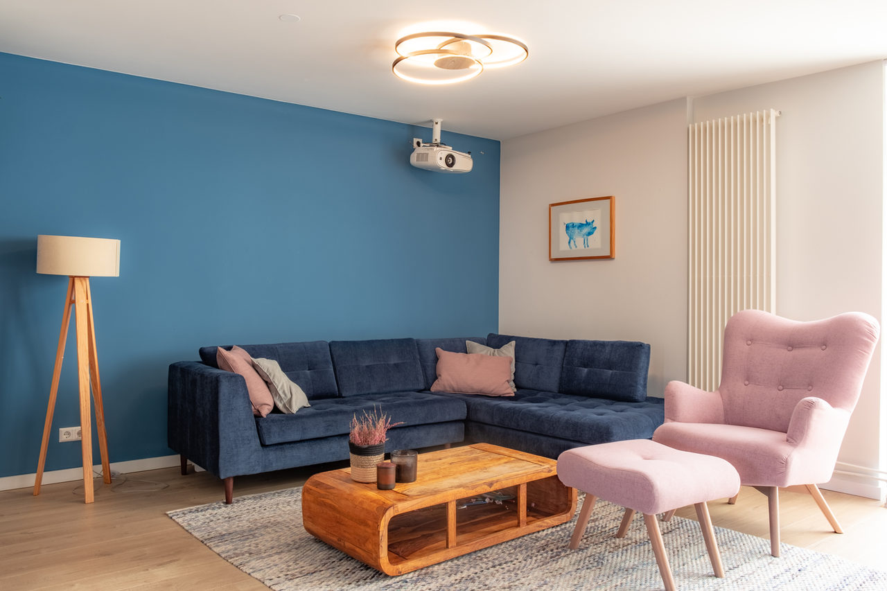 Blue and Pink: home interior design in Amsterdam, photo 2 of 46
